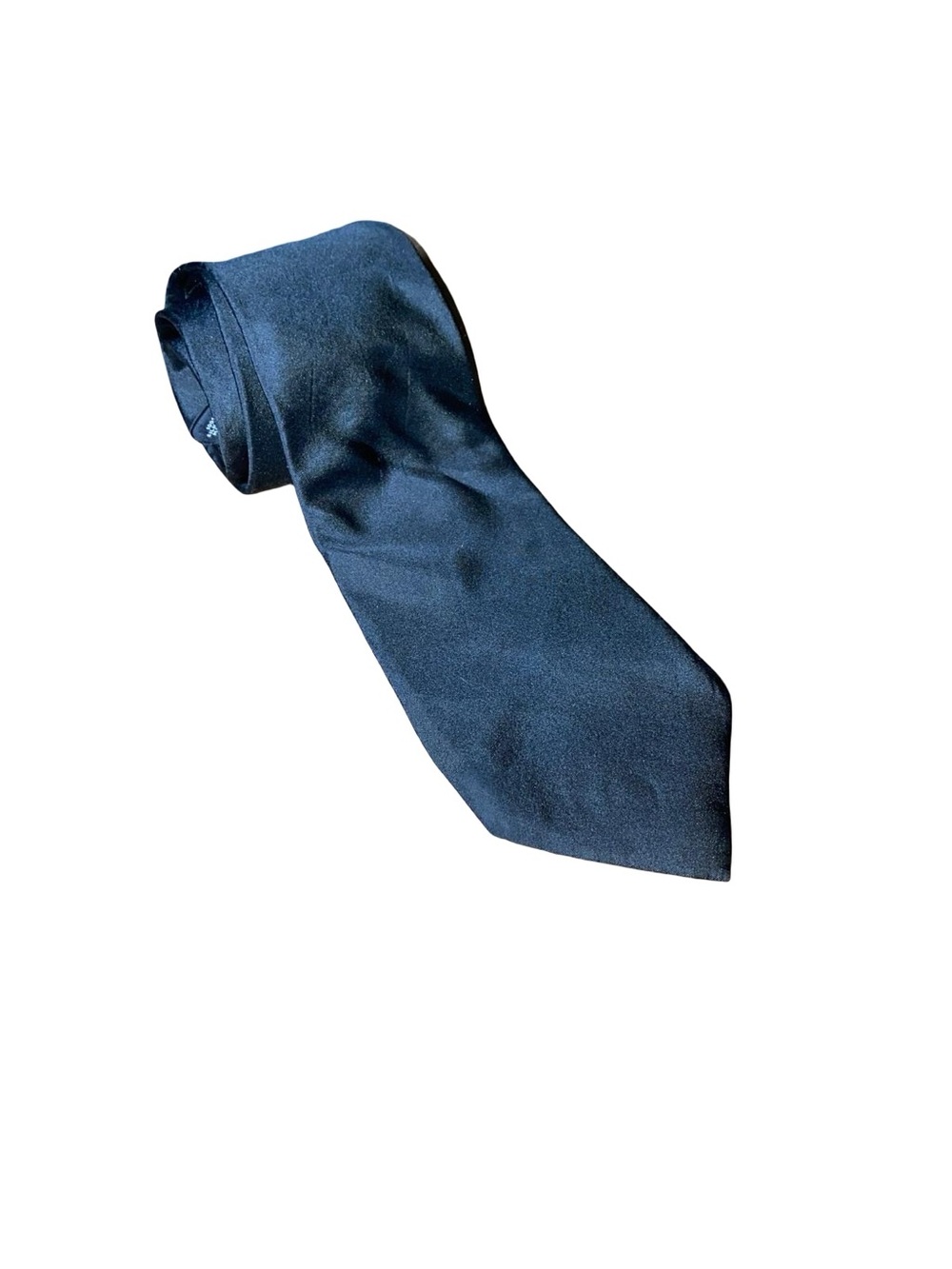 MICHAEL Michael Kors Men's Black 100% Silk Necktie Classic Solid Satin Finish